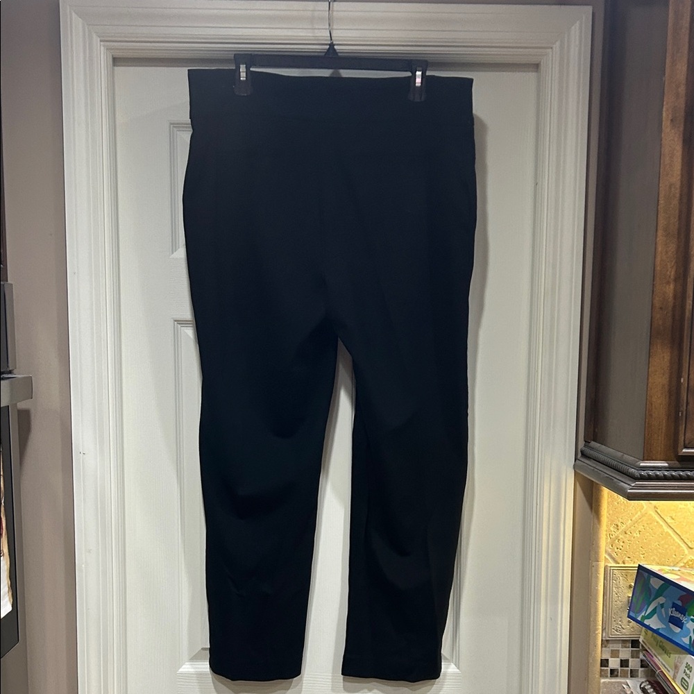 Charter Club Cambridge Slim Black Pants - Picture 5 of 7
